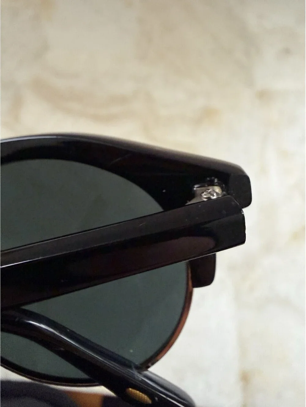Barton Perreira Griffin Sunglasses Black Gold Made in Japan Round Handcrafted